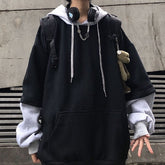 Lockerer warmer Hip-Hop-Hoodie